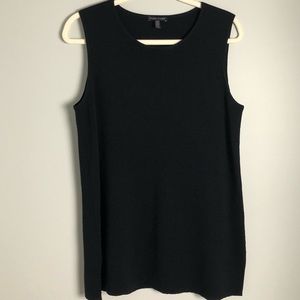 Eileen Fisher 100% Wool Tunic Tank Top Sz Medium